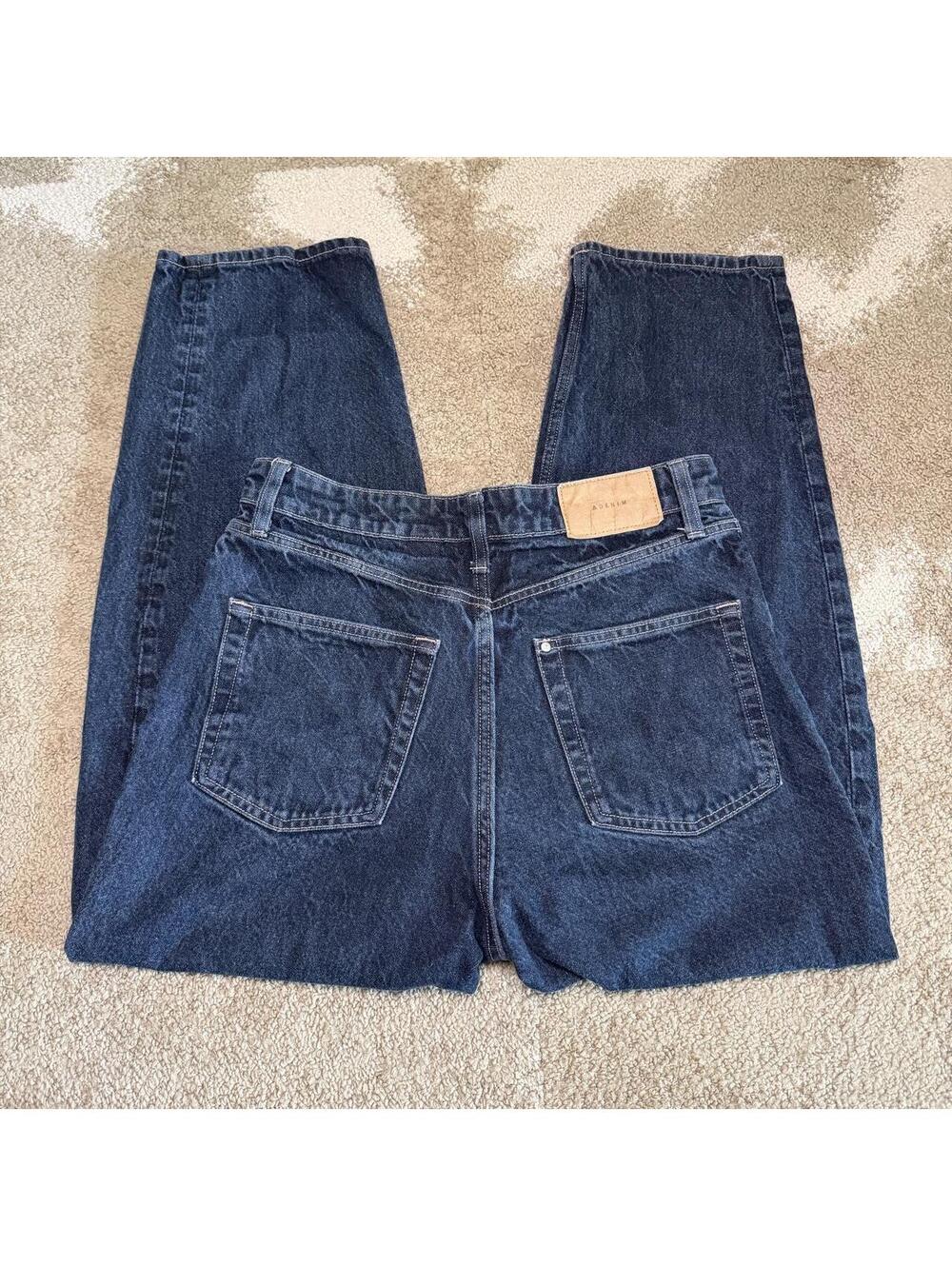 👖 H&M &DENIM HIGH-RISE BAGGY STRAIGHT JEANS 👖
